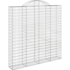 vidaXL Arched Gabion Basket 10-pack 200x220cm