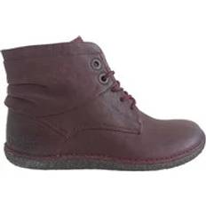 Kickers Casual Burgundy Läderstöel - Röd