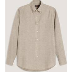 Morris Morris Stockholm-Soft Lama Shirt - Kaki