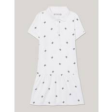 Tommy Hilfiger Dresses Tommy Hilfiger Allover TH Monogram Polo Dress - Optic White TH Multi