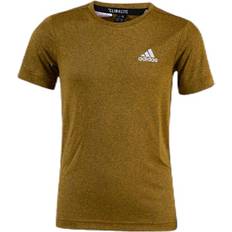 Elastan / Lycra / Spandex - Unisex T-skjorter Textured Tee - Gold