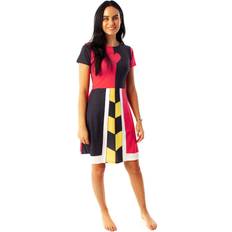 Disney Short Sleeve Skater Dress - White