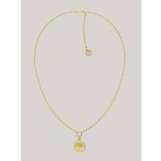 Tommy Hilfiger Women Necklaces Tommy Hilfiger Women's Gold-Tone Pendant Mini Crystals Necklace Metallic (ONE SIZE)