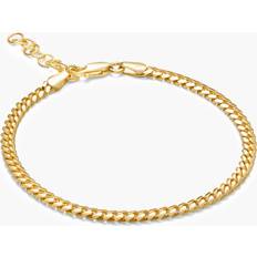 Jaxxon Bracelets Jaxxon 3mm Cuban Link Gold Bracelet 6.5"/7.5"