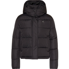 Calvin Klein Short Hooded Puffer Jacket - Black