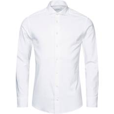 Eton Herr Kläder Eton Slim Fit Fourflex Stretch Shirt - Hvid