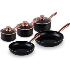 Ceramic Hob Cookware Sets Tower Linear Cookware Set with lid 5 Parts