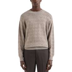 Emporio Armani Beige Tops Emporio Armani Pullover Herren - Military