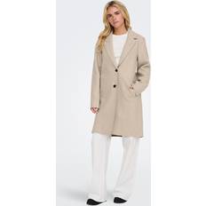 Hvid - Trenchcoats Frakker Only Onlcarrie Frakke - Creme