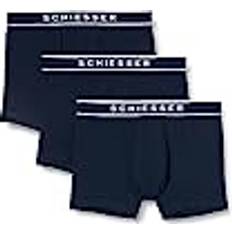 Schiesser Boxershorts Unterhosen Schiesser Trunks Mit Stretch-Anteil - Blau