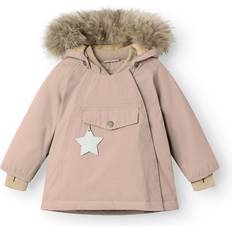 Mini A Ture Kid's Mat Wang Fleece Lined Winter Jacket - Adobe Rose