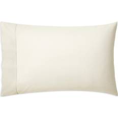 Coton Égyptien Textiles Luxe Egyptian Cotton Standard Pillowcase Pair - Ivory Pillow Case White