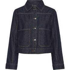 Denim jacket Pieces Nevin Denim Jacket - Dark Blue Denim