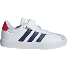 Adidas Kid's VL Court 3.0 - Cloud White/Dark Blue/Better Scarlet