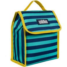Wildkin 1StopShopAlot, Kids Insulated Lunch Bag for Boys and Girls (Blue Stripes)