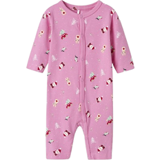 Stjerner Pyjamasser Børnetøj Name It Vismas Natdragt - Fuchsia Pink (13234976)