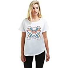 Wonder Woman Burst Womens T-Shirt - White