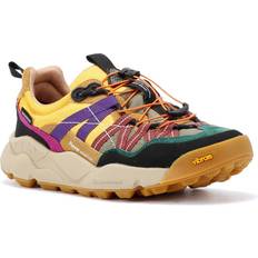 Flower Mountain Iwano Suede Trainers - Yellow/Nylon Black/Yellow