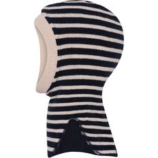 MP Huer Børnetøj MP Bergen Striped Balaclava - Dark Denim Melan