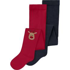 Name It Rød Undertøj Name It Strømpebukser - Dark Sapphire/Red