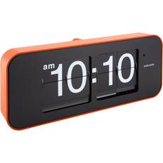 Karlsson Wide Flip Orange/Black Table Clock 40.5cm