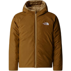 Braun face The North Face Jungen Reversible Perrito Hoodie-Jacke, Khaki Stone