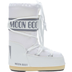 Rubber High Boots Moon Boot Icon Junior Nylon Boots - White