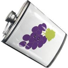 Neonblond Cute Kawaii Food Grapes Hip Flask