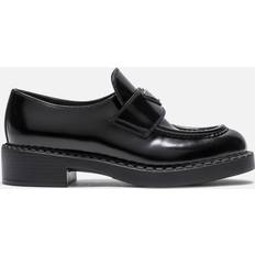 Prada Lågskor Prada Brushed Leather Loafer 50mm - Black