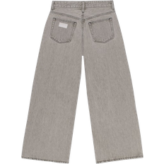 GOTS (Global Organic Textile Standard) Trousers & Shorts Ganni Future Denim Wide Jeans - Grey Quill