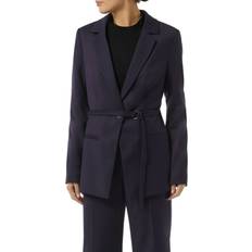 Damen - Violett Jacketts Comma Blazer Mit Knopfverschluss - Lila