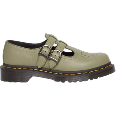 Vert Oxford Dr. Martens 8065 Virginia Leather Mary Jane Shoes - Muted Olive