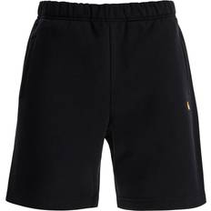 Carhartt WIP Sweat Shorts Chase Flee - Black