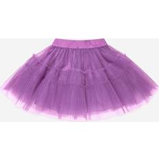 Monnalisa Girls Tulle Skirt - Purple