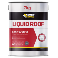 Building Materials EverBuild Liquid Roof Slate Grey 7kg 1pcs