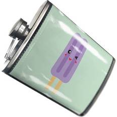 Neonblond Purple Popsicle Japanese Food Hip Flask