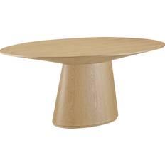 Oval Dining Tables Moe's Home Collection Otago Natural Dining Table 43.5x71"