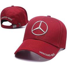 Mercedes-Benz Team Embroidered Baseball Cap - Red