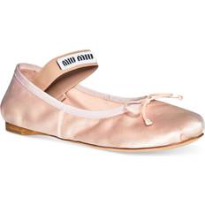 Miu Miu Low Shoes Miu Miu Ballet Slipper Flats - Pink