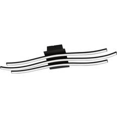 Eglo Roncade Black Ceiling Flush Light 65cm
