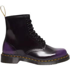 Imitert skinn Snørestøvler Dr. Martens Vegan 1460 Lace Up Boots - Black/Rich Purple