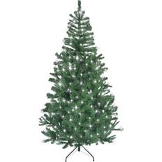 Shatchi Pre-Lit Alaskan Pine Tips Xmas Green Christmas Tree 150cm