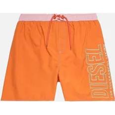 Diesel Men Swimwear Diesel Bmbx Wave Swim Short - Orange