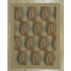 EORC Contemporary Flat Weave Area Rug 6' x 7' Beige