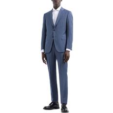 Lana Trajes Emporio Armani Tropical Weave Wool Suit - Blue