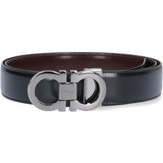 Ferragamo Vändbart Läderbälte - Black