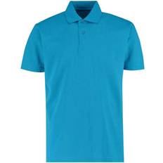 Turquoise Polo Shirts Kustom Kit Mens Workforce Regular Polo Shirt - Turquoise