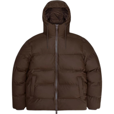 Rains Alta Puffer Jack Met Capuchon - Bruin