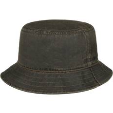 Stetson Hatter Stetson Bucket Hat with Ear Flaps - Brunt Oilskins Look