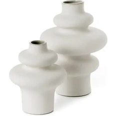 Olsen home OlsenHome Twisted White Vase 21cm 2stk